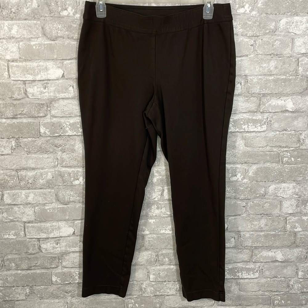 INC International Concepts Brown Stretch Pull on Pants